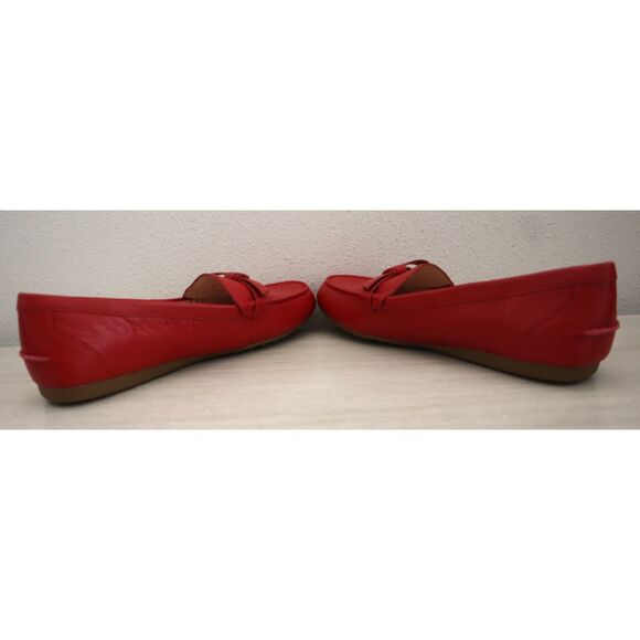 Kate Spade A25/132 Women’s Sz 10B Red Desi Leather Bow Slip-On Loafers - Picture 11 of 12
